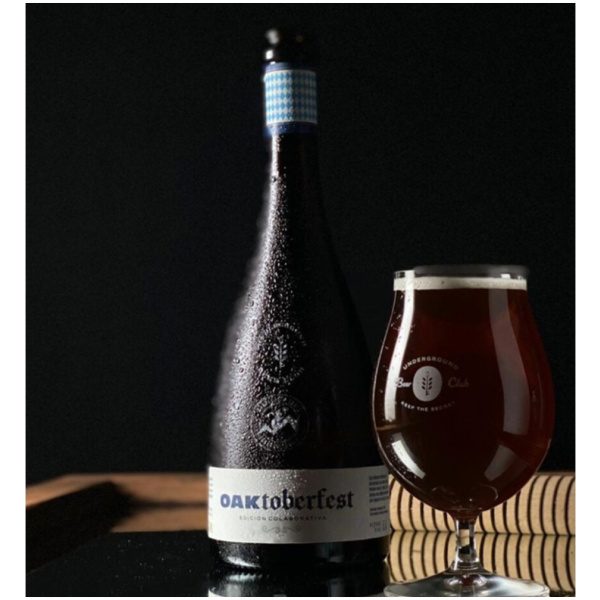 Oaktoberfest Marzen  colaborativa Underground  Kross botella 750 cc - Birrava