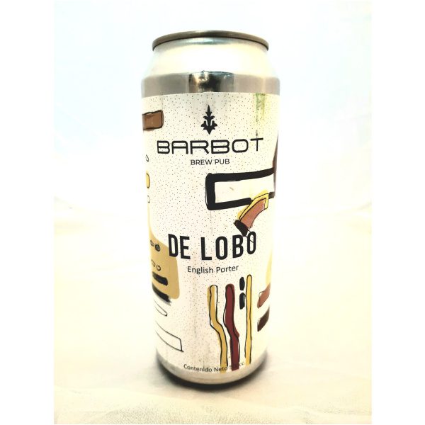 Barbot De Lobo English Porter lata 500ML - Birrava