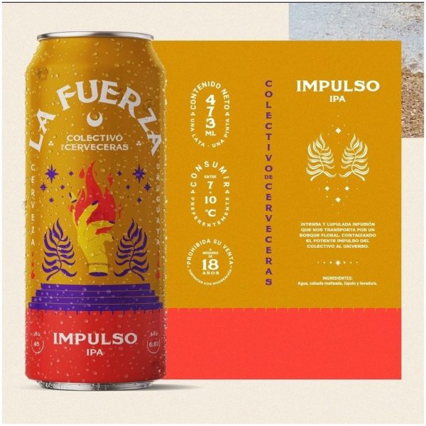 La Fuerza Impulso Ipa lata 473 ML - Birrava